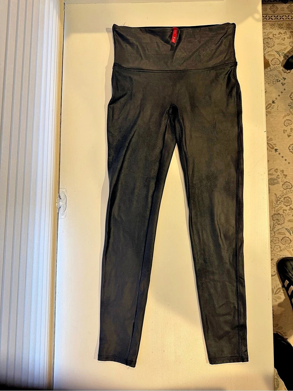 Spanx Faux Leather Leggings Black Size Small